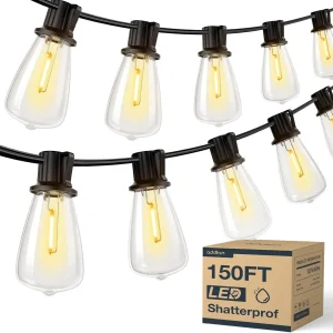 150FT Waterproof Outdoor String Lights